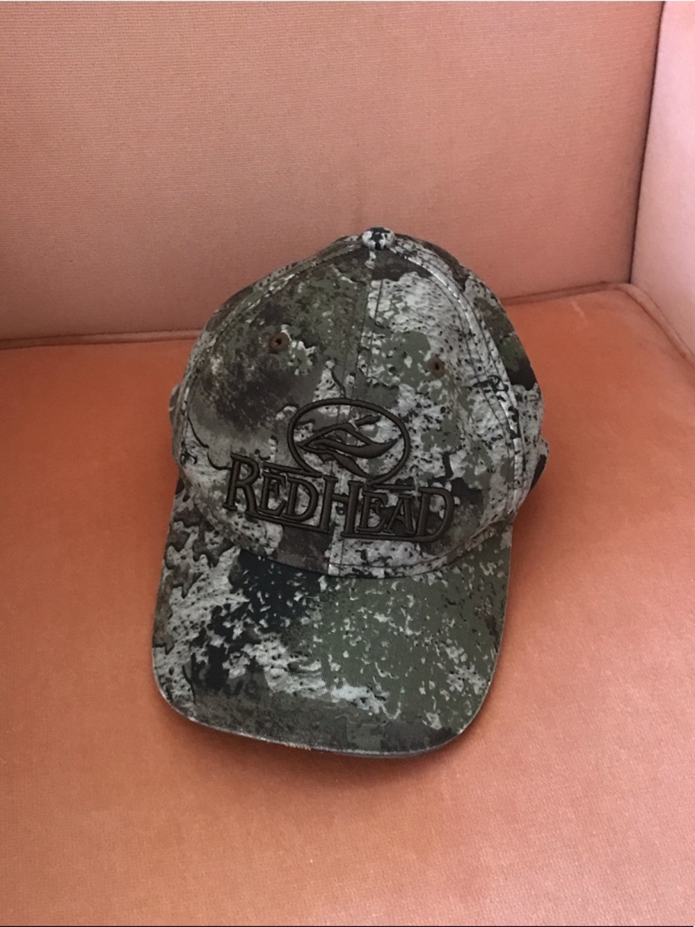 RedHead Camo Baseball Hat - Green/Black